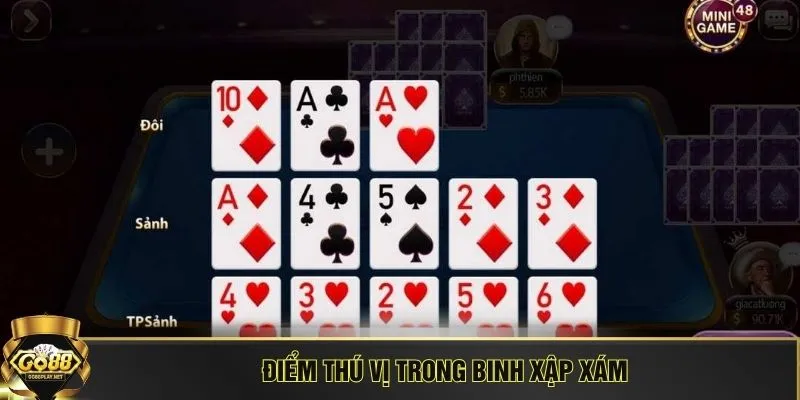 Điểm thú vị trong binh xập xám