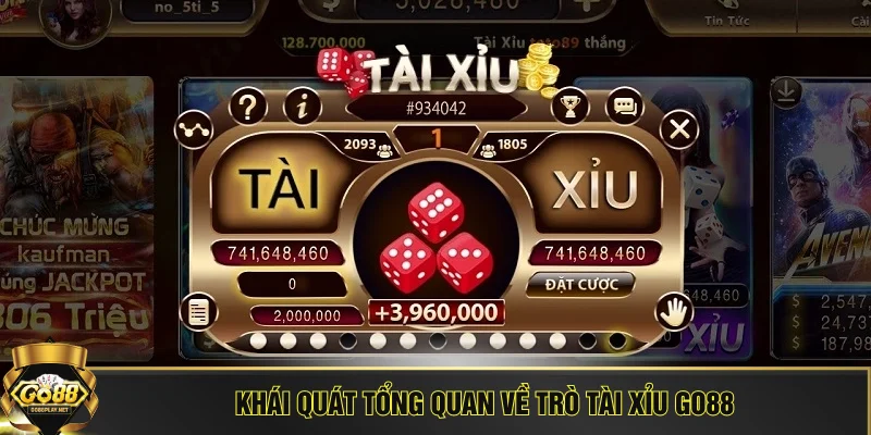 Khái quát tổng quan về trò tài xỉu GO88