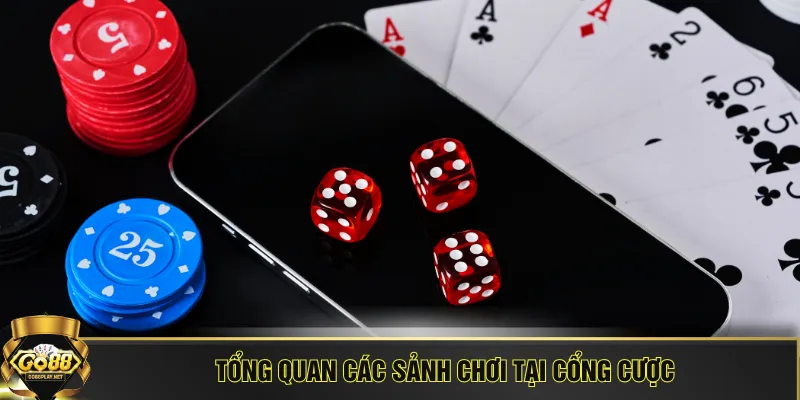 Tổng quan các sảnh chơi tại cổng cược